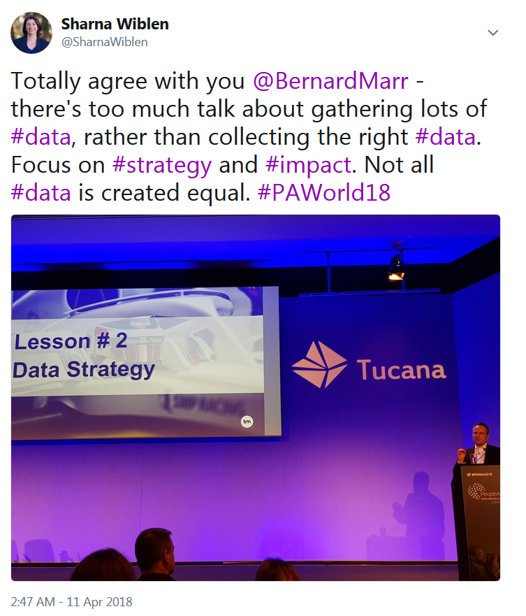 Bernard marr and too much data